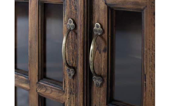 Buffet Aparador Vintage 4 Puertas Acristaladas Serie Anastro