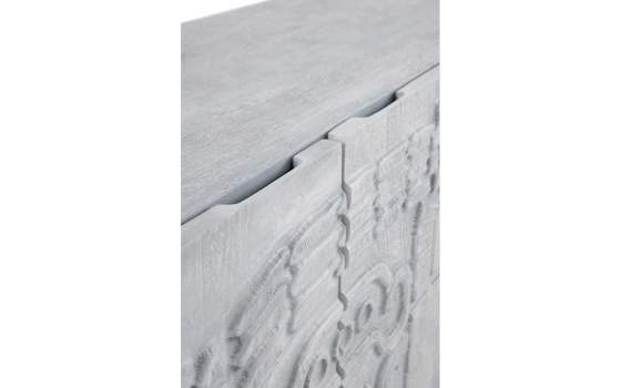 Buffet Diseño 3 Puertas Labradas Color Gris Serie Alcurtar