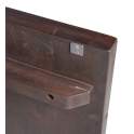 Buffet Diseño 4 Puertas Wenge Rustico y Blanco Serie Arions