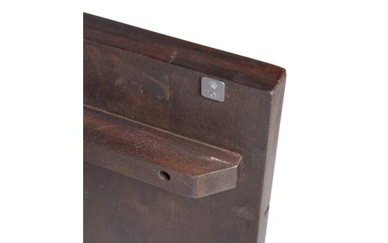 Buffet Diseño 4 Puertas Wenge Rustico y Blanco Serie Arions