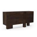 Buffet Diseño Actual 3 Puertas Color Nogal Serie Alcandro