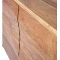 Buffet Diseño Moderno 3 Puertas Madera Natural Patas Metal Arion