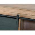 Buffet Grande 6 Cajones 2 Puertas Correderas Serie Darkon