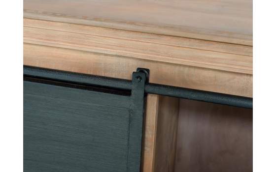 Buffet Grande 6 Cajones 2 Puertas Correderas Serie Darkon