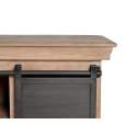Buffet Grande 6 Cajones 2 Puertas Correderas Serie Darkon
