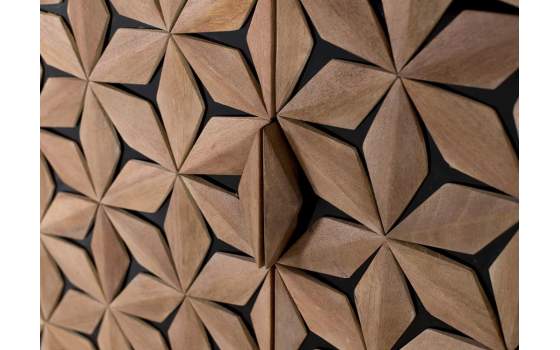 Buffet Grande Contemporaneo 4 Puertas Decoradas Destrans