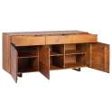 Buffet Industrial Madera y Forja 3 Puertas 3 Cajones Munich