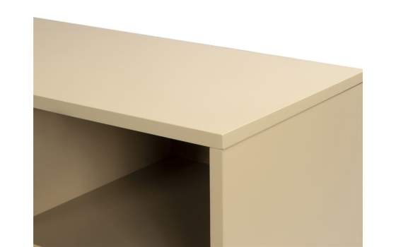 Buffet Pequeño 1 Puerta Diseño Acanalado Color Beige Bester