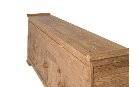 Buffet Salon 4 Puertas 4 Cajones Madera Teca Actual Aness