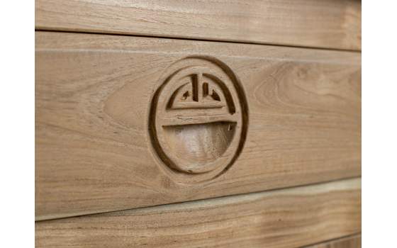 Buffet Salon 4 Puertas 4 Cajones Madera Teca Actual Aness