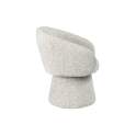 Butaca Actual Giratoria Tapizada Chenilla Beige - Serie Ciro