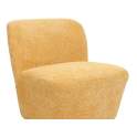 Butaca Baja Tapizada Rizo Color Mostaza Serie Abuster Butaca Baja Tapizada Rizo Color Mostaza Serie Abuster