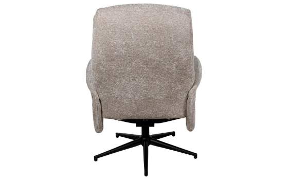 Butaca Relax Giratoria Tapizado Marron Claro Airy