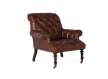 Butaca Salon Clasica Piel Marron Serie Archerver