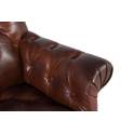 Butaca Salon Clasica Piel Marron Serie Archerver