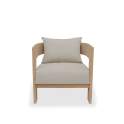 Butaca Salon Teca Asiento Respaldo Tapizado - Serie Ardey