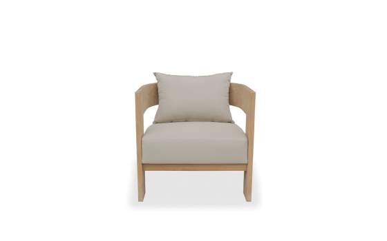 Butaca Salon Teca Asiento Respaldo Tapizado - Serie Ardey