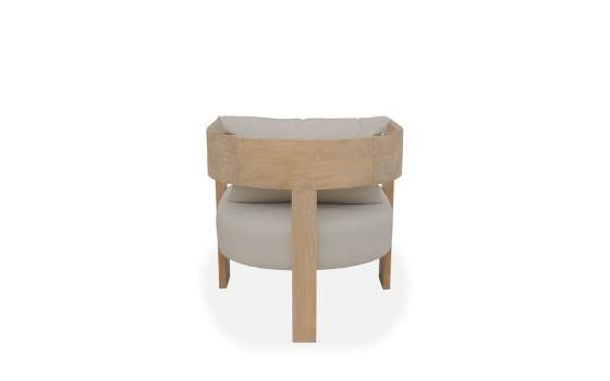 Butaca Salon Teca Asiento Respaldo Tapizado - Serie Ardey