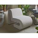 Butaca Sillón Eme Tejido Bucle Natura Beige Serie Adesin