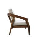 Butaca sillon Colonial Actual Madera Maciza Con Cojines