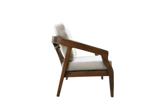 Butaca sillon Colonial Actual Madera Maciza Con Cojines