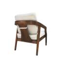 Butaca sillon Colonial Actual Madera Maciza Con Cojines