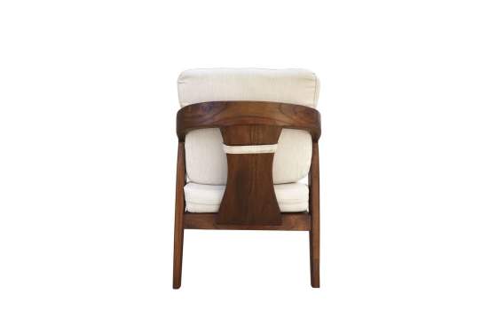 Butaca sillon Colonial Actual Madera Maciza Con Cojines