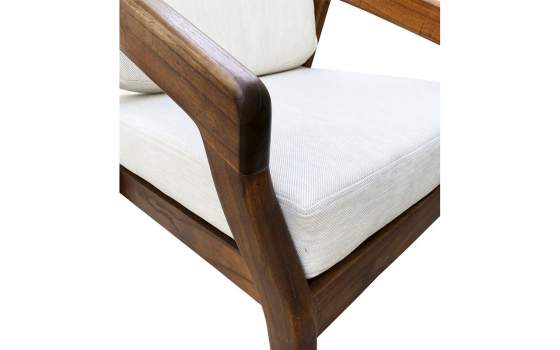 Butaca sillon Colonial Actual Madera Maciza Con Cojines
