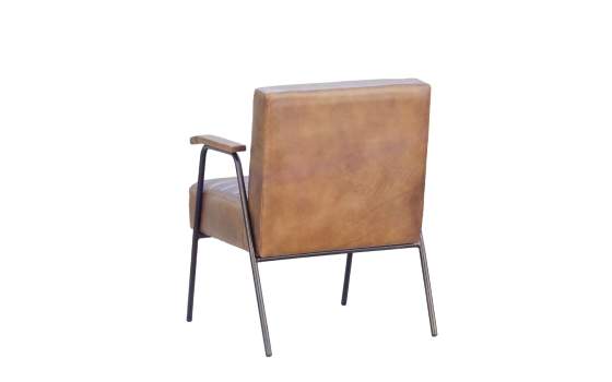 Butaca Sillon Comedor de Piel y Metal Serie New Boston Butaca Sillon Comedor de Piel y Metal Serie New Boston