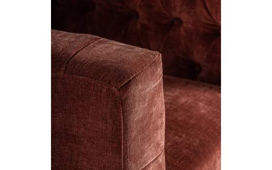 Butaca Sillon Estilo Contemporaneo Tapizado Burdeos Carlton