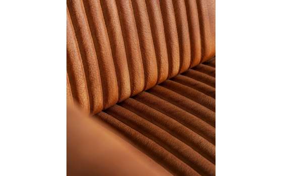 Butaca Sillon Estilo Industrial Piel y Acero  Serie Achaize