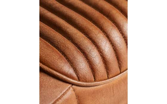 Butaca Sillon Estilo Industrial Piel y Acero  Serie Achaize