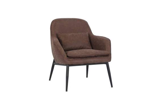 Butaca Sillon Moderna en Ecopiel y Patas Metal Detroyt Butaca Sillon Moderna en Ecopiel y Patas Metal Detroyt