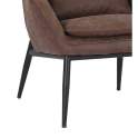 Butaca Sillon Moderna en Ecopiel y Patas Metal Detroyt Butaca Sillon Moderna en Ecopiel y Patas Metal Detroyt