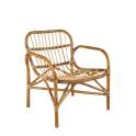 Butaca Sillon Rattan Natural Para Terraza Jardin Serie Aranche