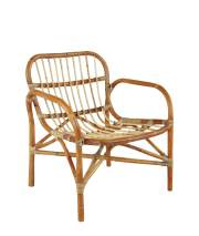 Butaca Sillon Rattan Natural Para Terraza Jardin Serie Aranche