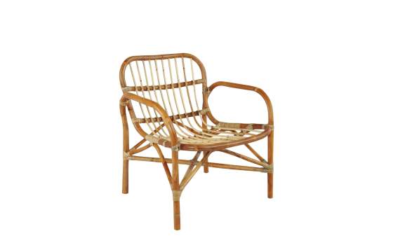 Butaca Sillon Rattan Natural Para Terraza Jardin Serie Aranche