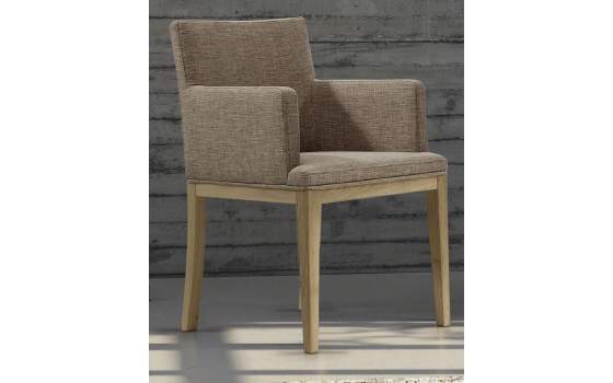 Butaca Sillon Tapizado Patas Roble Adott