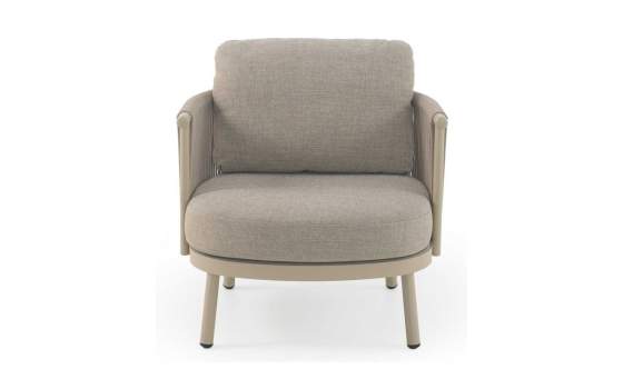 Butaca sillon Terraza Jardin Alumino Tapizado Arena Serie Ayle Butaca sillon Terraza Jardin Alumino Tapizado Arena Serie Ayle