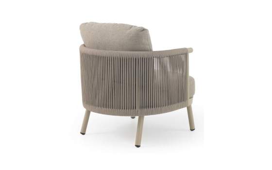 Butaca sillon Terraza Jardin Alumino Tapizado Arena Serie Ayle Butaca sillon Terraza Jardin Alumino Tapizado Arena Serie Ayle
