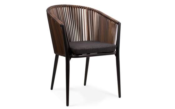 Butaca Aluminio Tiras Sinteticas moderno Exterior Aubaud