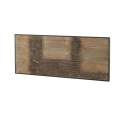 Cabecero 135 Madera Tallado Rustico Vintage Serie Black