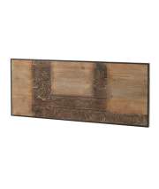 Cabecero 135 Madera Tallado Rustico Vintage Serie Black
