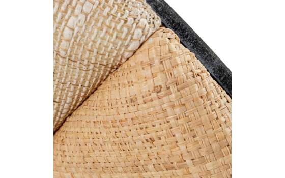 Cabecero 150 Semicircular Acolchado Tejido Rafia Achey