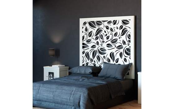 Cabecero 4 Tamaños Acero Estilo Moderno Sin Patas Serie Shinova