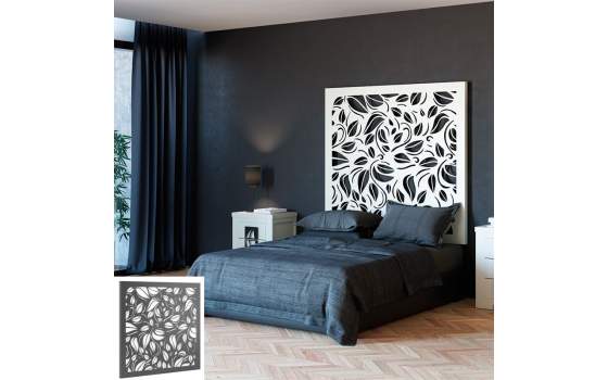 Cabecero 4 Tamaños Acero Estilo Moderno Sin Patas Serie Shinova