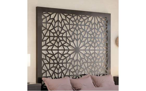 Cabecero 4 Tamaños Forja Estilo Actual Sin Patas Serie Dakota