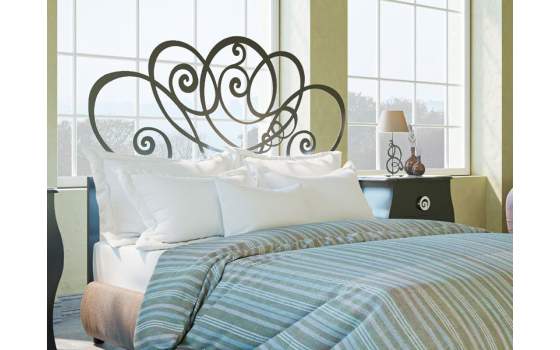 Cabecero 8 Tamaños Forja Estilo Actual Con Patas Serie Verona