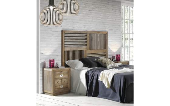 Cabecero Barrotes Cama de 150 Colonial Serie Merapi