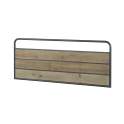 Cabecero Cama 135 Industrial Madera Metal Serie Baillet